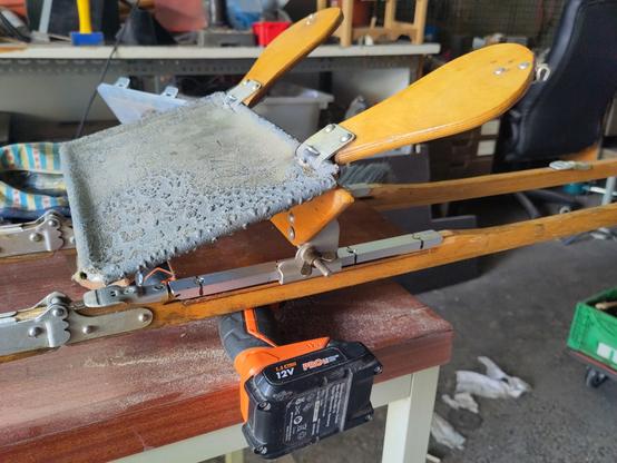 klepper footrest but with aluminium mounts