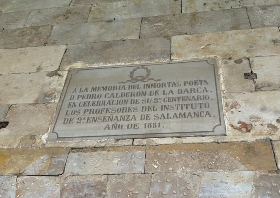 Placa a Calderón de la Barca