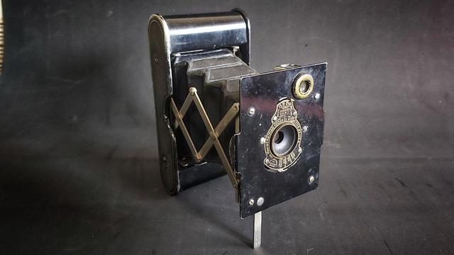 A Kodak Vest Pocket Autographic camera from c.1916.