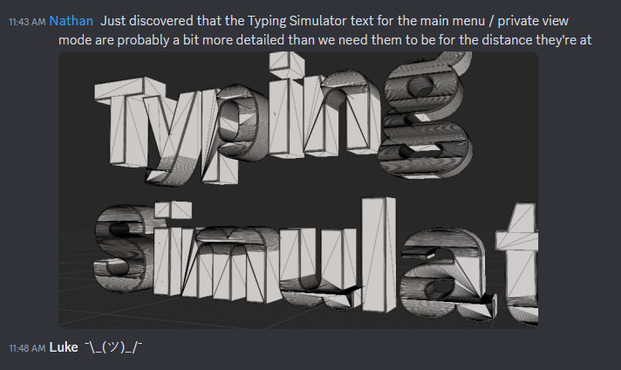 Screenshot showing the wireframe of a poorly optimized 3d model.