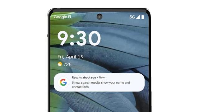 Google Results About You banner on a smartphone (Image: Google)