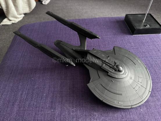 Enterprise G model painted black
