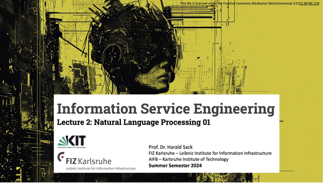 Cover page of the 2nd Information Service Engineering 2024 lecture created with the help of Midjourney...