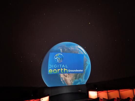 photo - planetarium - digital earth groundwater opening title