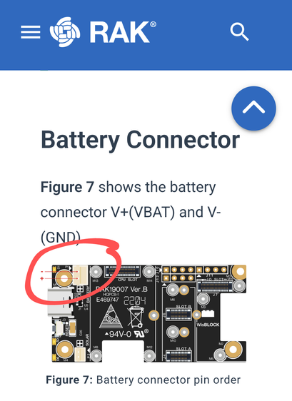 Image showing socket for battery