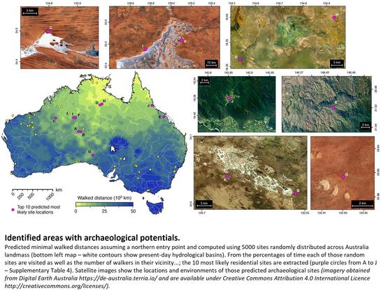 maps - Identified areas with archaeological potentials