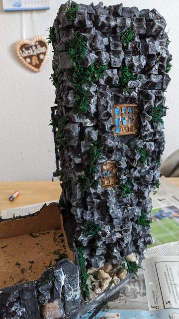 Baufortschritt des Würfelturms