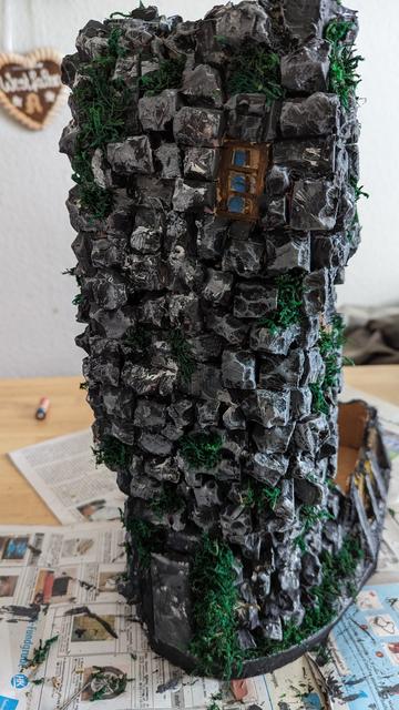 Baufortschritt des Würfelturms