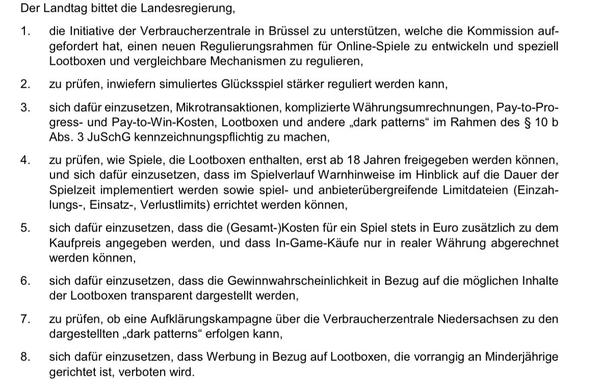 Screenshot der einzelnen zu beratenden Punkte. Die sind zu lang für Beschreibung und daher später im Volltext in Thread. Zudem im Dokument beim Link.