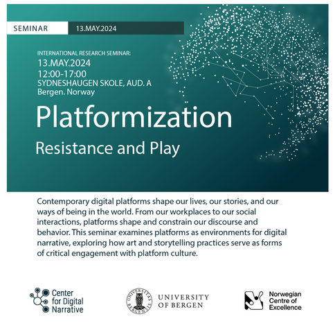 Platformization resistance and play conference