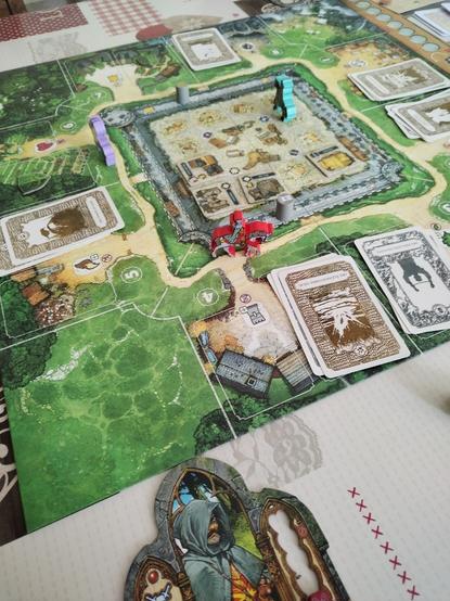 Photo du plateau du jeu de société Oltréé