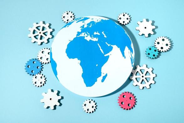 Illustration representing climate modelling.