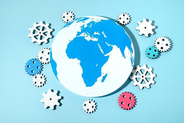 Illustration representing climate modelling.