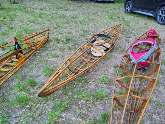 A french folding kayak frame