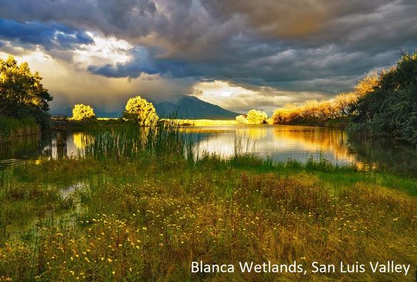 photo - Blanca Wetlands, San Luis Valley, Colorado (by Stan Rose)