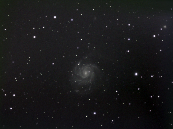 M101 mit ASI224MC insgesamt 7650s  Belichtung.