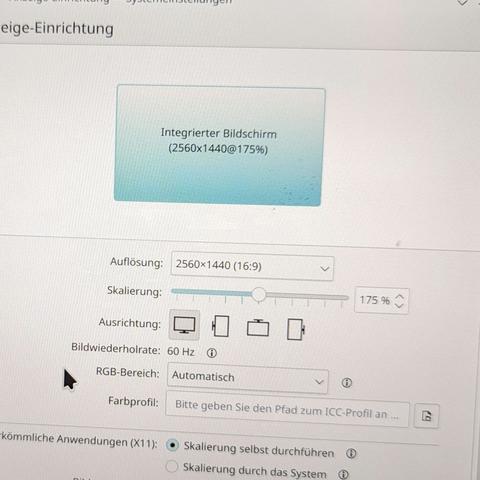 Displayauflösung
