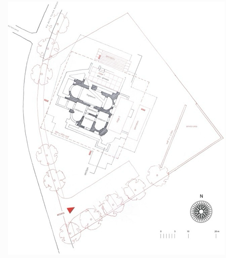 Curinga Terme - plan of the site