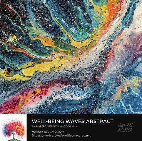 🎨 “Well-being Waves Abstract” Discover a dynamic abstract painting that embodies modern aesthetics and stimulates creativity. Perfect for enhancing corporate spaces or adding a chic touch to home interiors. This piece is a testament to innovation, fostering a collaborative atmosphere and reflecting a polished corporate identity. Its adaptability makes it an ideal addition to any personal space