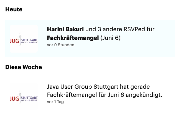 Fachkräftemangel für 6.6. angekündigt!
