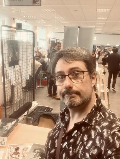 Moi devant mon stand