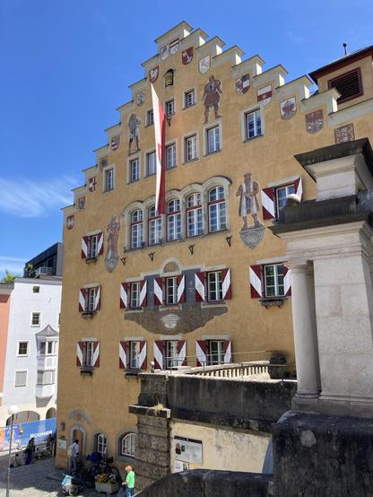 blick über die kufsteiner altstadt