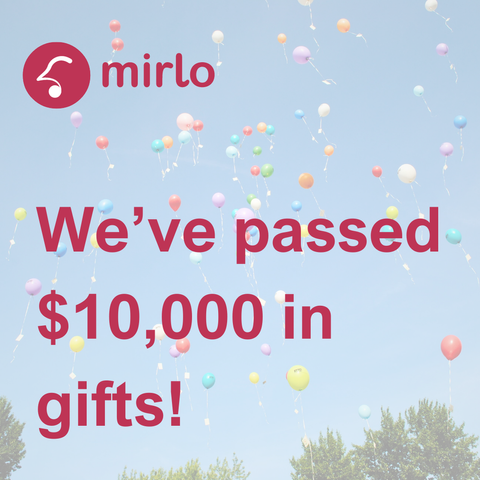 We've passed 10,000 in gifts!
