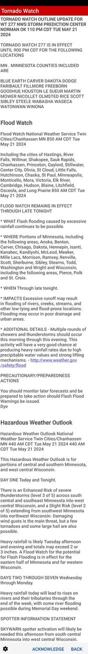 tornado watch!