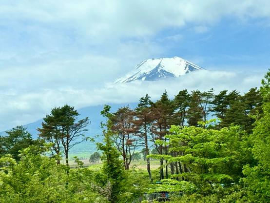 Vue sur le mont Fuji