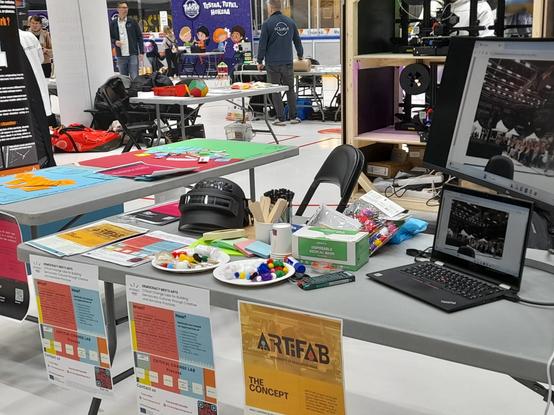 INTERACT stand at Amazing North event
