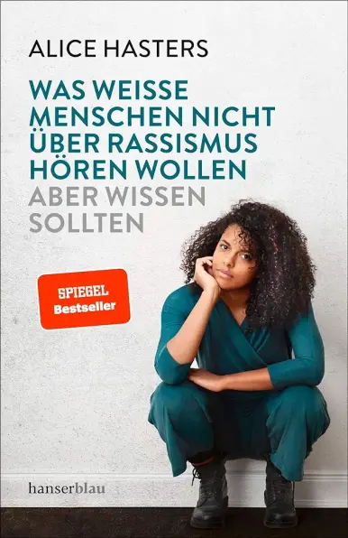 Die autorin auf ihrem Buchcover