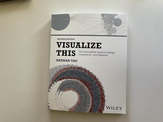A physical copy of the book Visualize This on my desk.