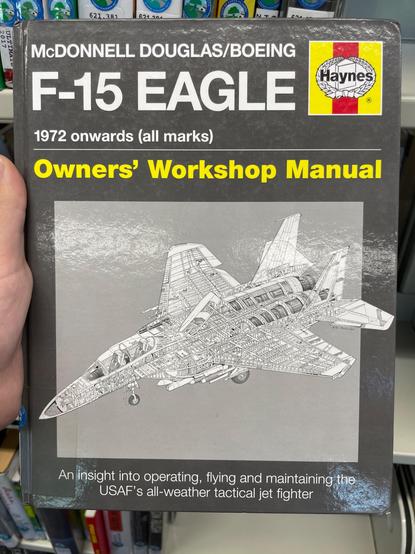 Hanes “Owner’s Workshop Manual” for the F-15 Eagle from 1972 onwards