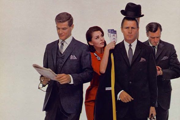 1961 Suave Gentlemen in Suits