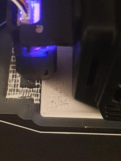 3D Print, layer crumbling