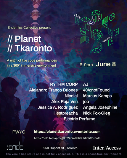 AJ and RYTHM CORP
Alejandro Franco Briones
404:notFound
Nicolai
Marcus Kamps
Alex Raja Ven
joo
Jessica A. Rodríguez
Angela Josephine
IllestPreacha
Nick Fox-Gieg
Electric Perfume