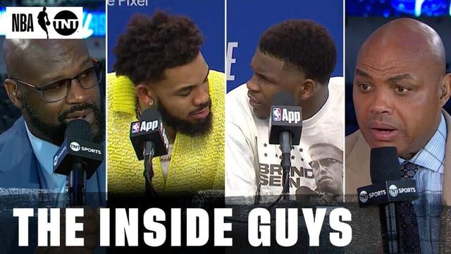 Ant Says He's Beating KAT Up On The Bus For Fouling Out 🤣 +Inside talks DAL Adjustments | NBA on TNT