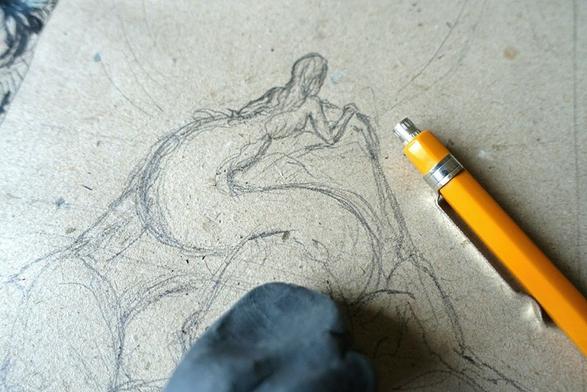 mermaid drawing WIP