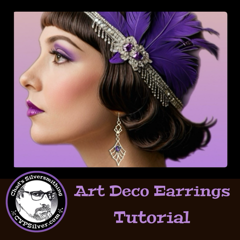 Art Deco earring project thumbnail