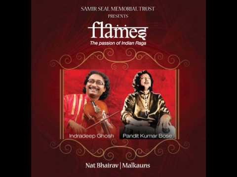 Indradeep Gosh & Pandit Kumar Bose – Flames (The Passion of Indian Raga) album art