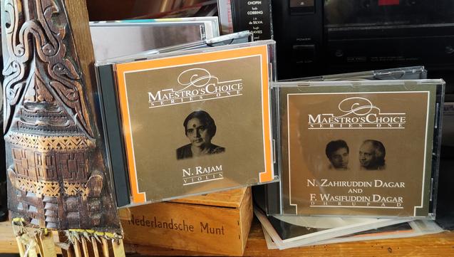 N. Rajam – Maestro's Choice cd & N. Zahiruddin Dagar & F. Wasifuddin Dagar – Dhrupad cd