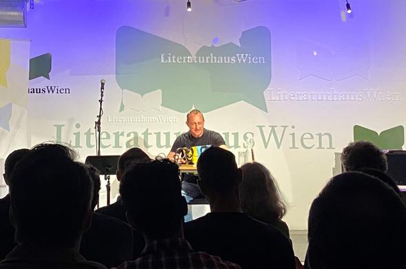 Christian Kössler bei der Lesung im Literaturhaus Wien