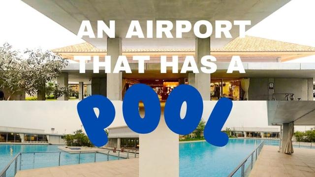 AIRPORT THAT HAS A POOL [OKINAWA]