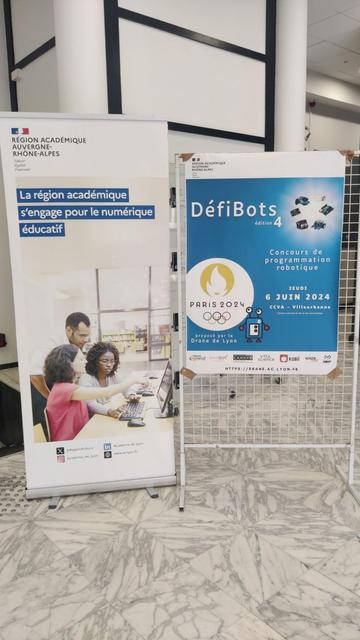 Affiches de la Drane et de défibot