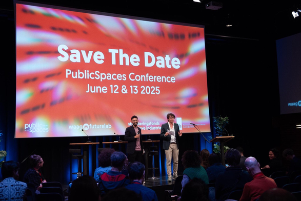 Conferentie grote zaal. Save the date