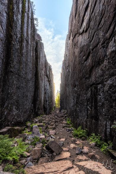Slåttdalsskrevan i Skuleskogens Nationalpark