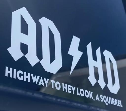 AD-HD

Highway to Hey, look a squirrel!