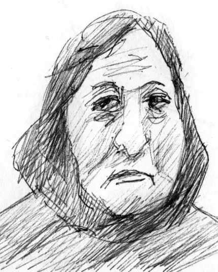 Woman on the train