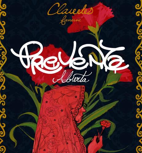 Digital artwork for the preorder announcement of the Claveles Zine. It says "preventa abierta" (Preorders open).