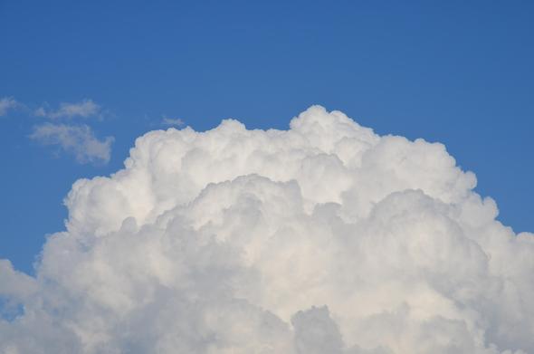 Huge fluffy cloud